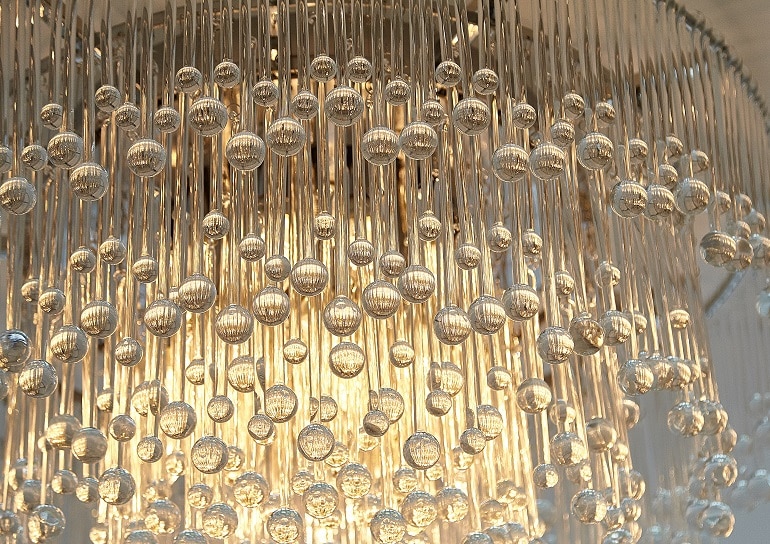 Contemporary - Amiraglio Aqua Droplets Pendant