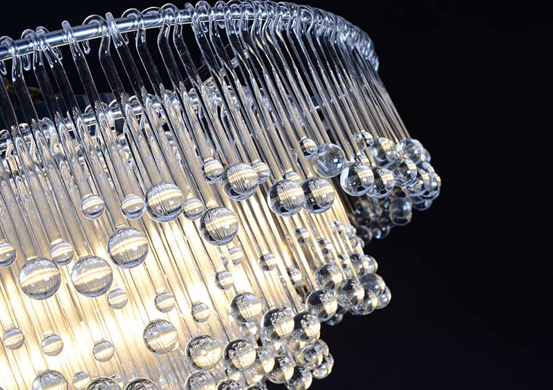 Bespoke Contemporary -Amiraglio Aqua Droplets Pendant