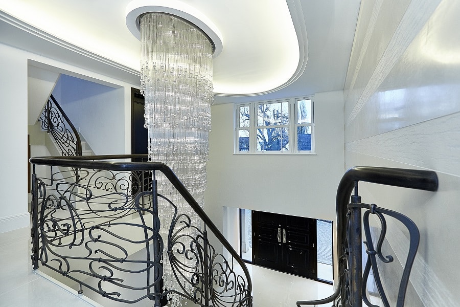 Luxury Stairwell Chandeliers - Amiraglio Ovallo Stairwell