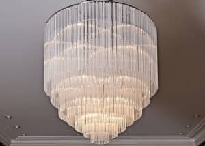 Amiraglio Plume Vetro Custom-made Contemporary Chandelier