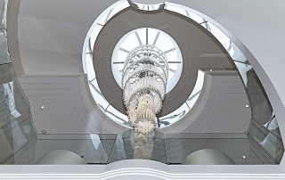 Classic Chandelier Amiraglio Spirale