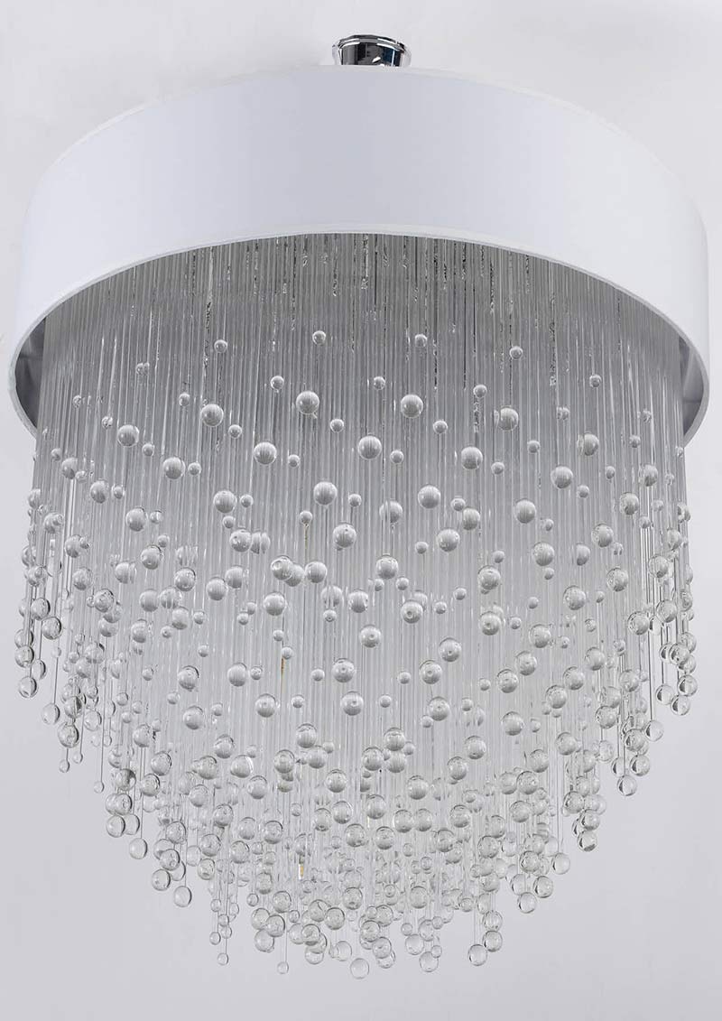 Luxury Contemporary Chandelier Aqua Droplets Maggiore
