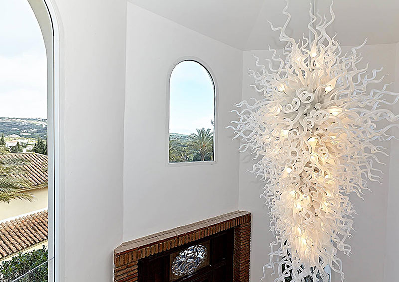 Luxury Artistic Chandelier Corale Bianco Grande