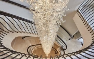 Luxury Stairwell Chandeliers - Sea Flowers III