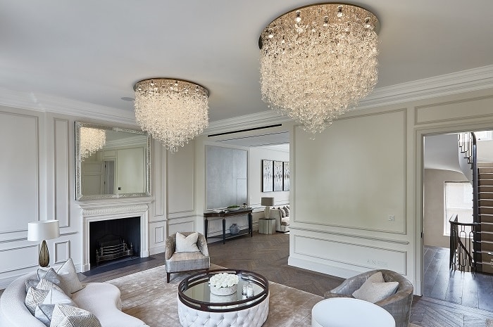 Sea Flowers Round crystal chandelier - Contemporary Chandelier