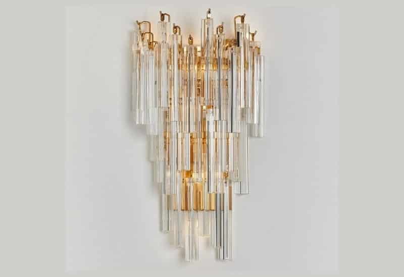 Parioli Wall Sconce Gold Plated Custom-made Wall Sconces
