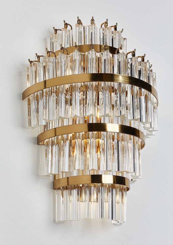 Wall Sconces - Brillantino sconce gold plated