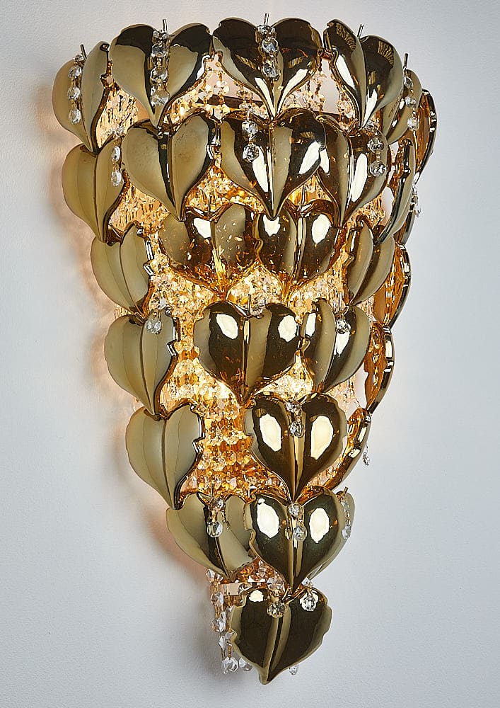Custom Made Wall Sconces - Cuore d'oro