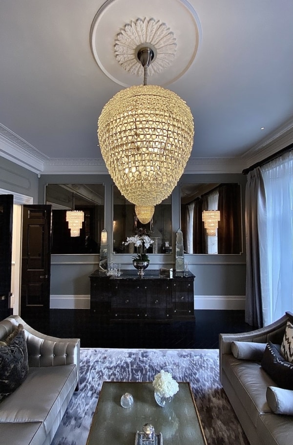 Pineapple Contemporary Chandelier Rocco Luxury Chandeliers