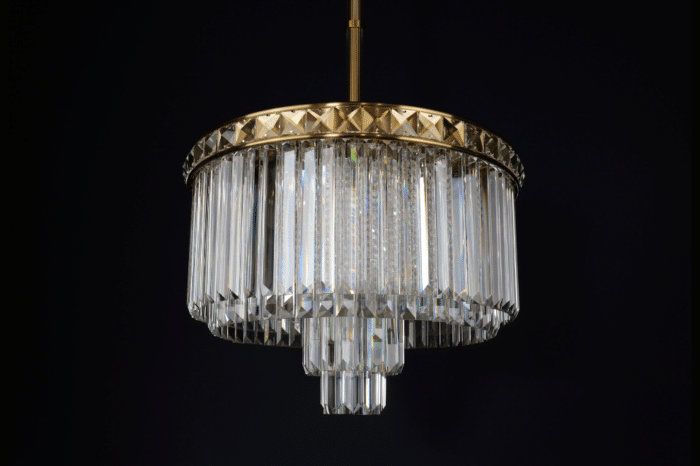 atticus brass chandelier 45x30cm mac1 2