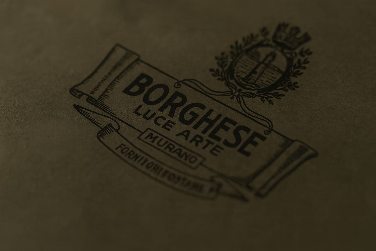 Borghese Luce Arte Logo Design