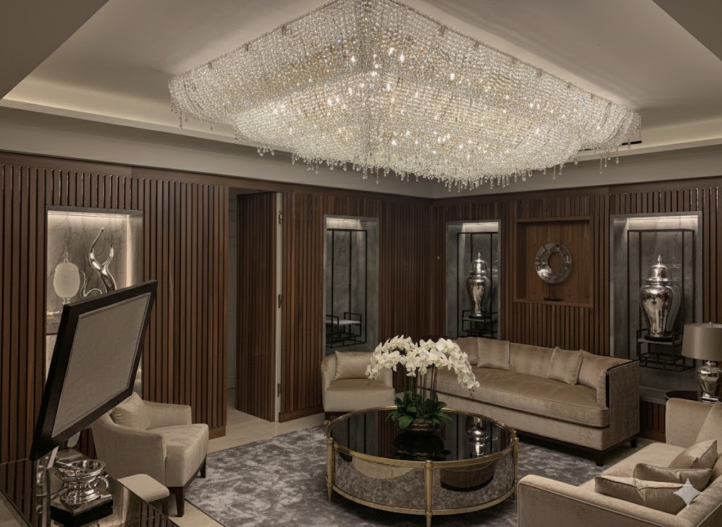 Serena Crystalo Luxury Venetian & Maria Theresa Chandeliers Hampstead